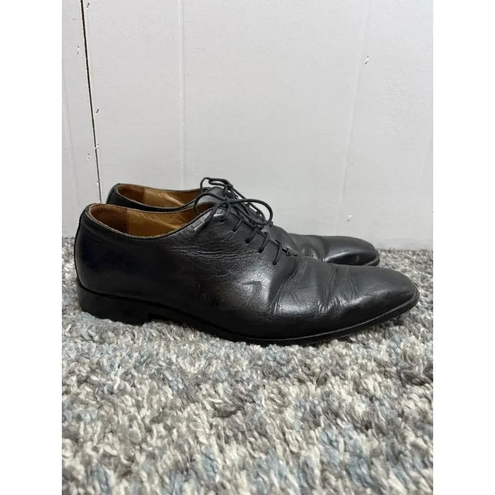 Claudio De Lorena Shoes Mens 11 Handmade In Brazil Black Leather Office Business